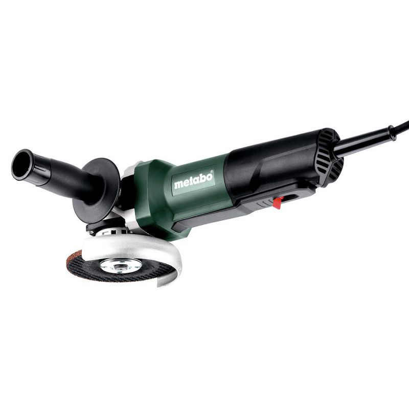 Metabo 603612420 WP 1100-125 11 Amp 12,000 RPM 4.5 in. / 5 in. Corded Angle Grinder with Non-Locking Paddle