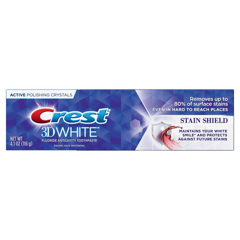Crest 3D White Stain Shield Whitening Toothpaste - 4.1oz