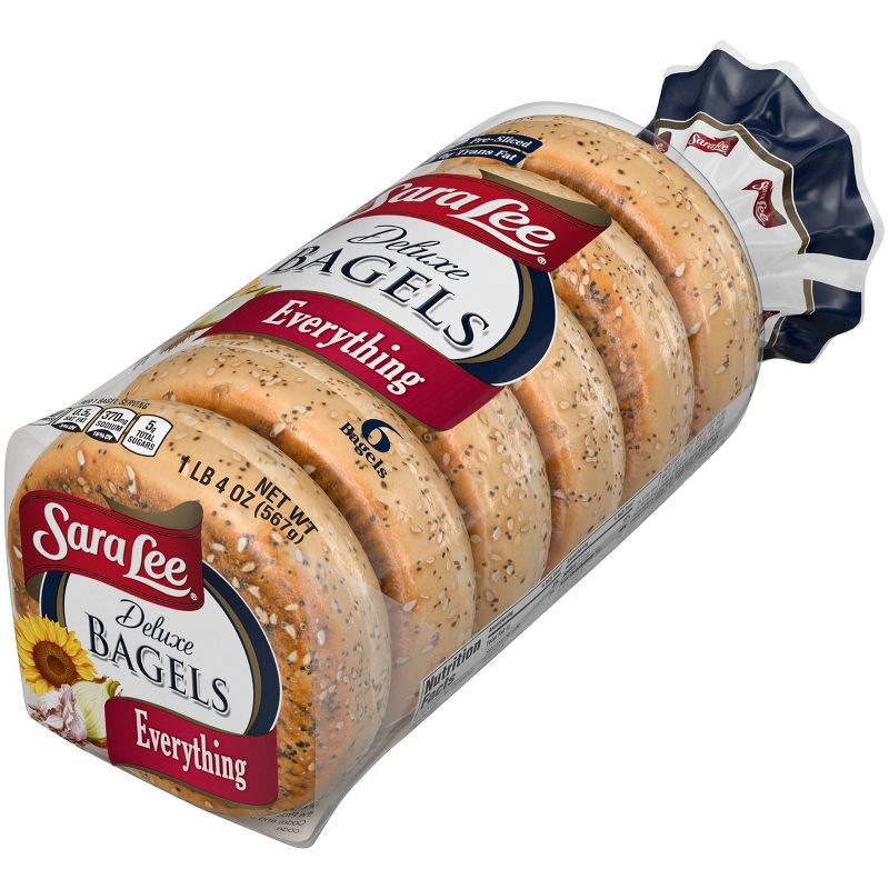 Sara Lee Everything Bagels - 20oz/6ct