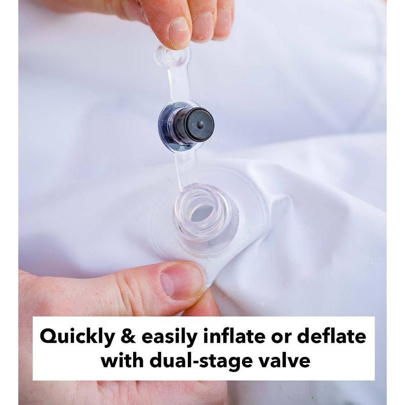 HearthSong Inflatable Sunshine Sprinkler for Kids, with Pockets to Hold Water or Sand for Stability