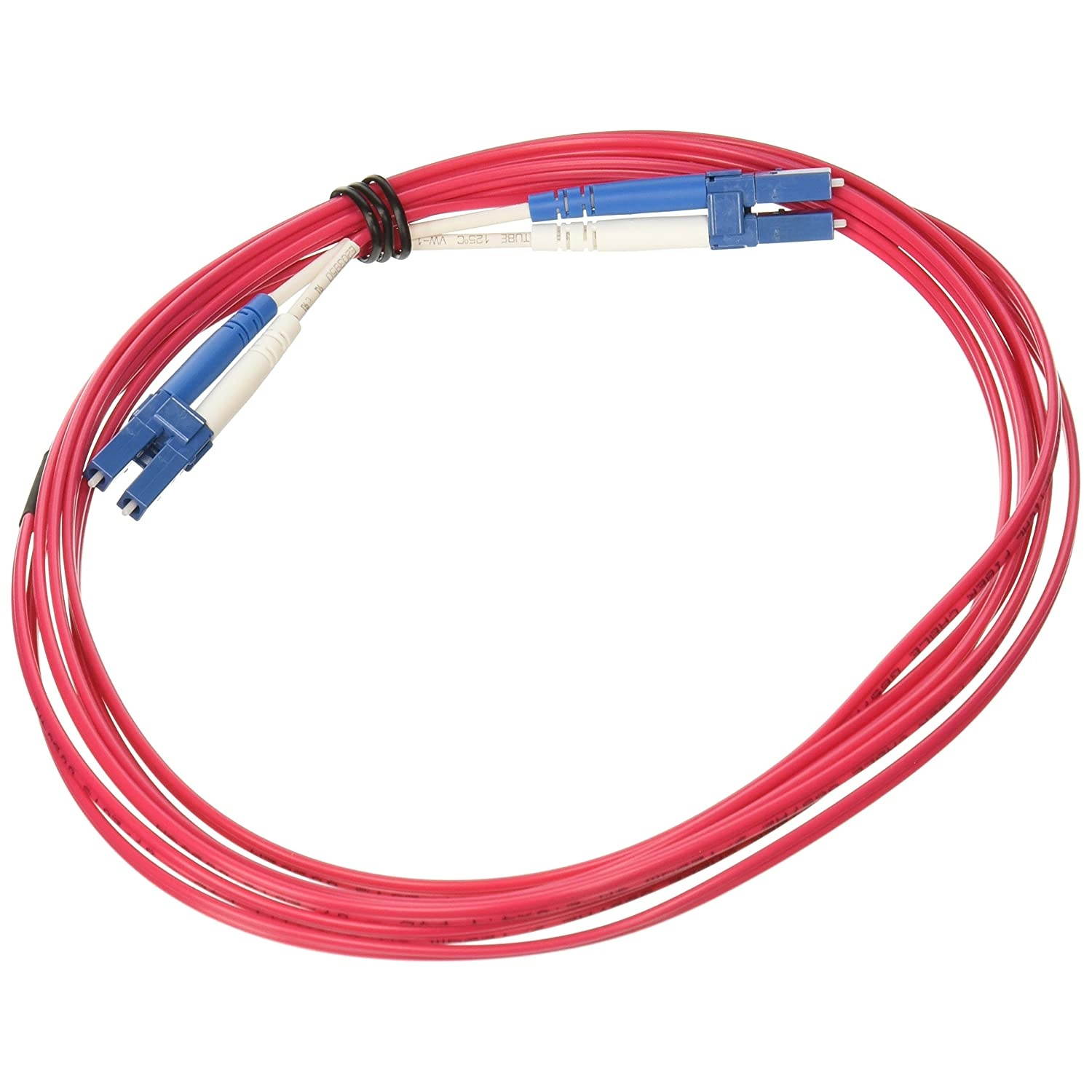 C2G/Cables to Go 33377 LC/LC Duplex 9/125 Single-Mode Fiber Patch Cable (3 Meters, Red)