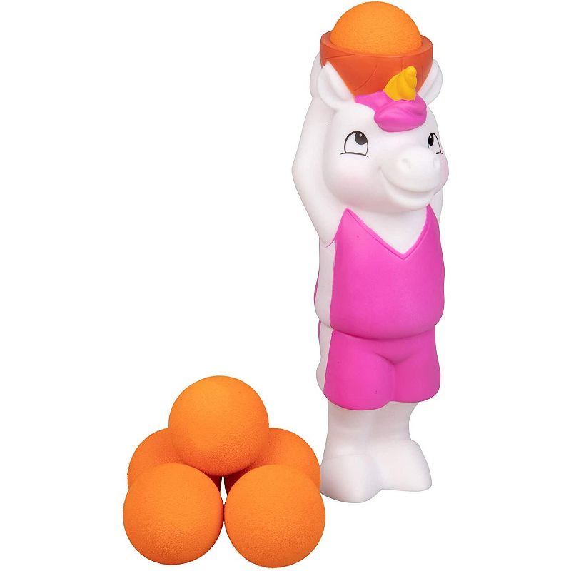 Hog Wild Sports Unicorn Popper Toy, Shoots Foam Balls!