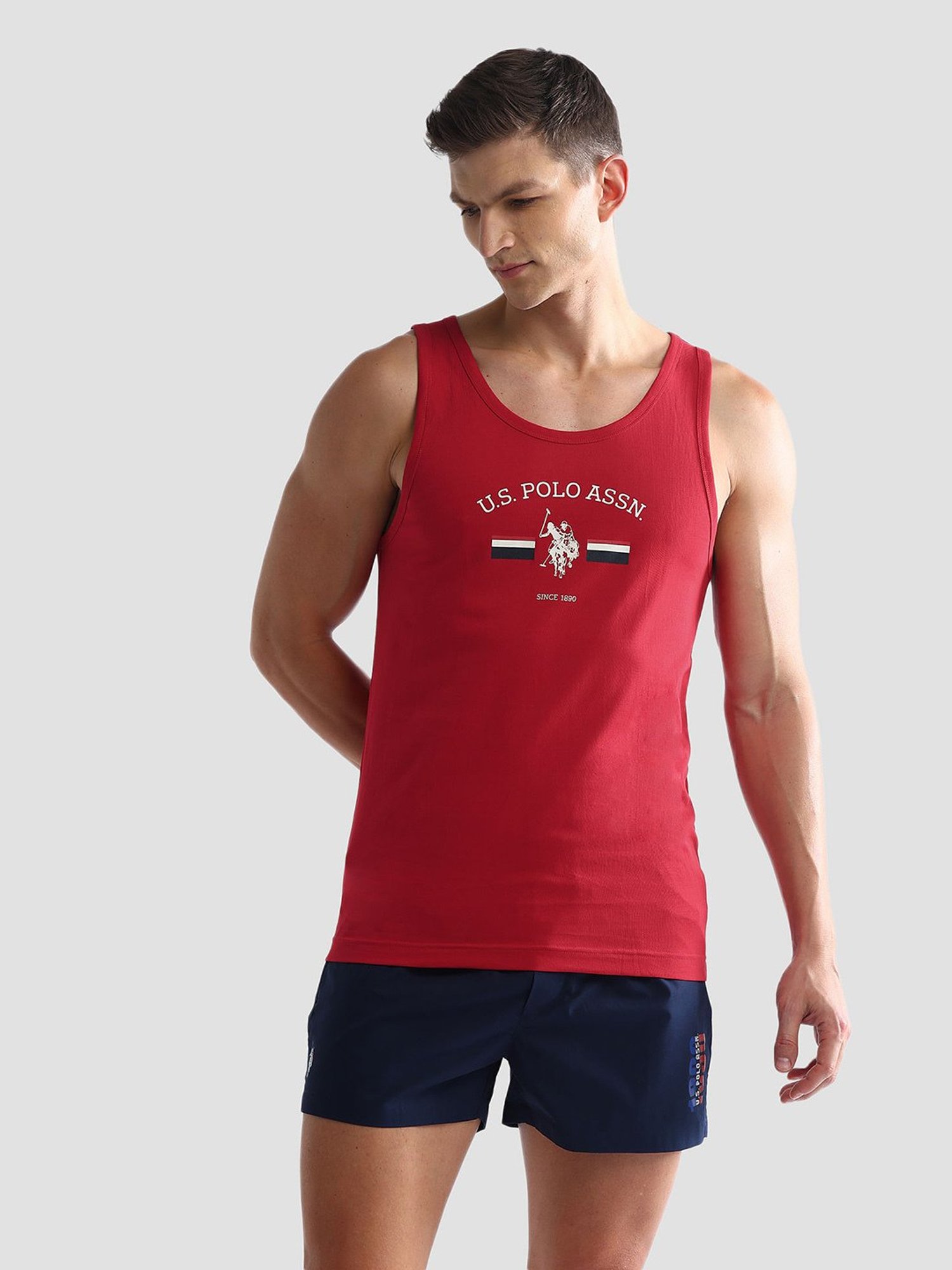 U.S. Polo Assn. Red Regular Fit Vest