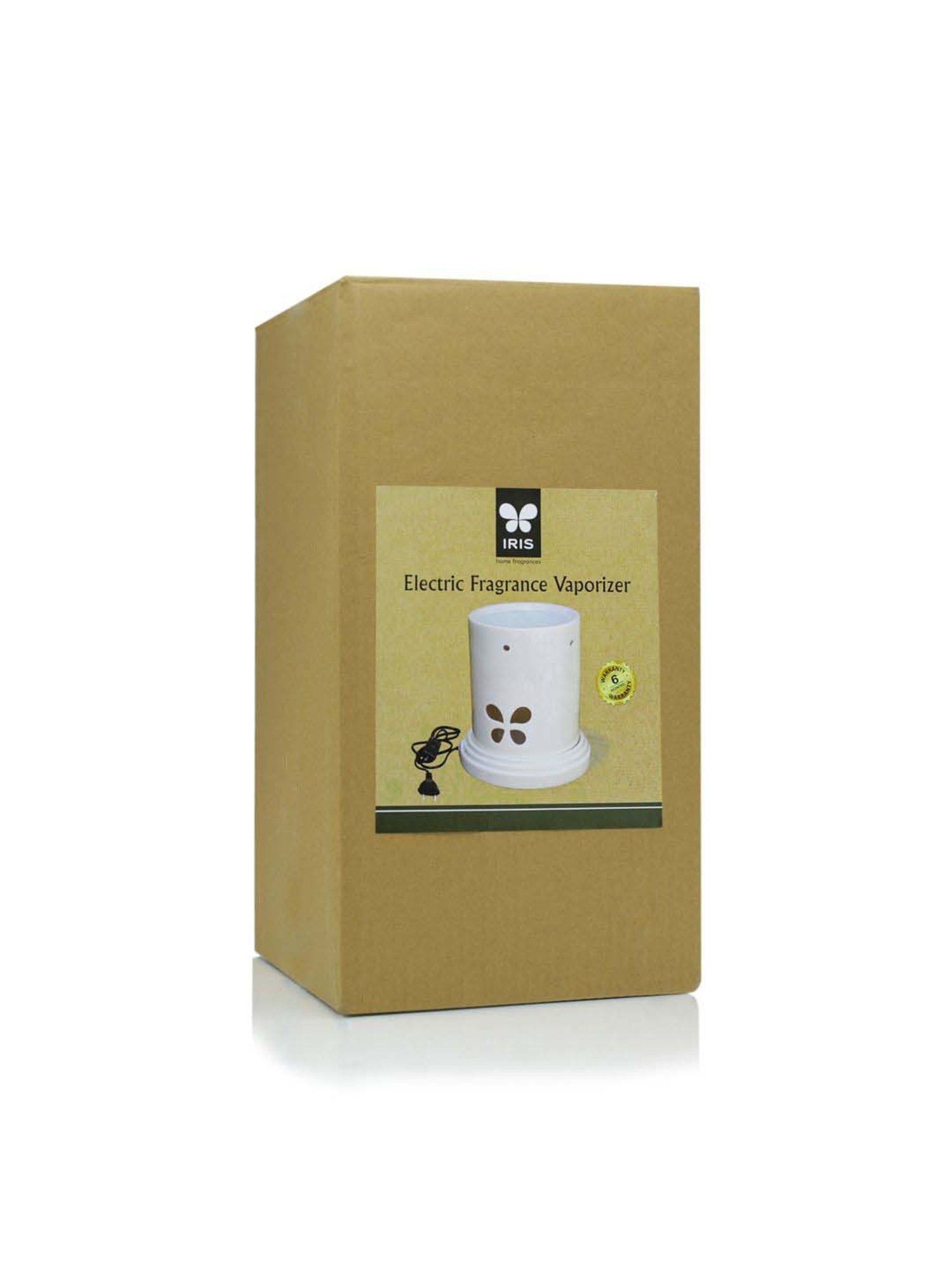 IRIS White Home Fragrances Electric Vaporizer With 60 Watt Electric Bulb