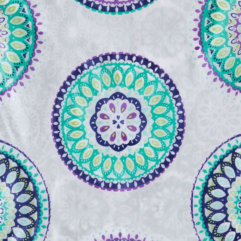 Filigree Medallion Shower Curtain Purple - Saturday Knight Ltd.