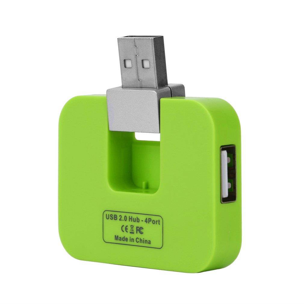 480Mbps 4Ports USB 2.0 High Speed Portable USB HUB for PC Laptop Phone