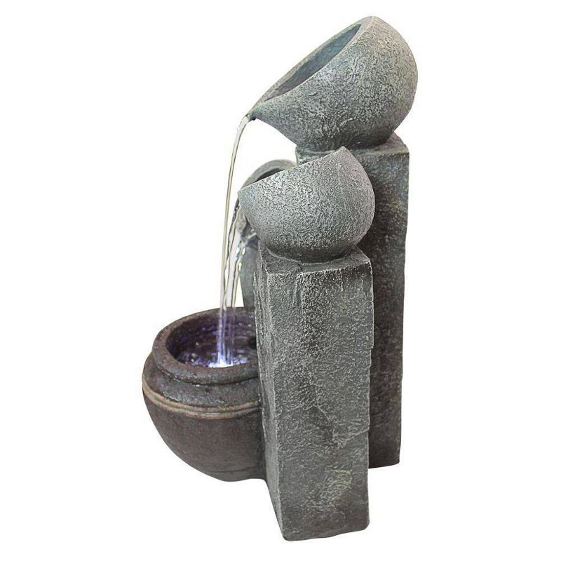 Hadrian's Villa Four Urn Garden Fountain - Acorn Hollow