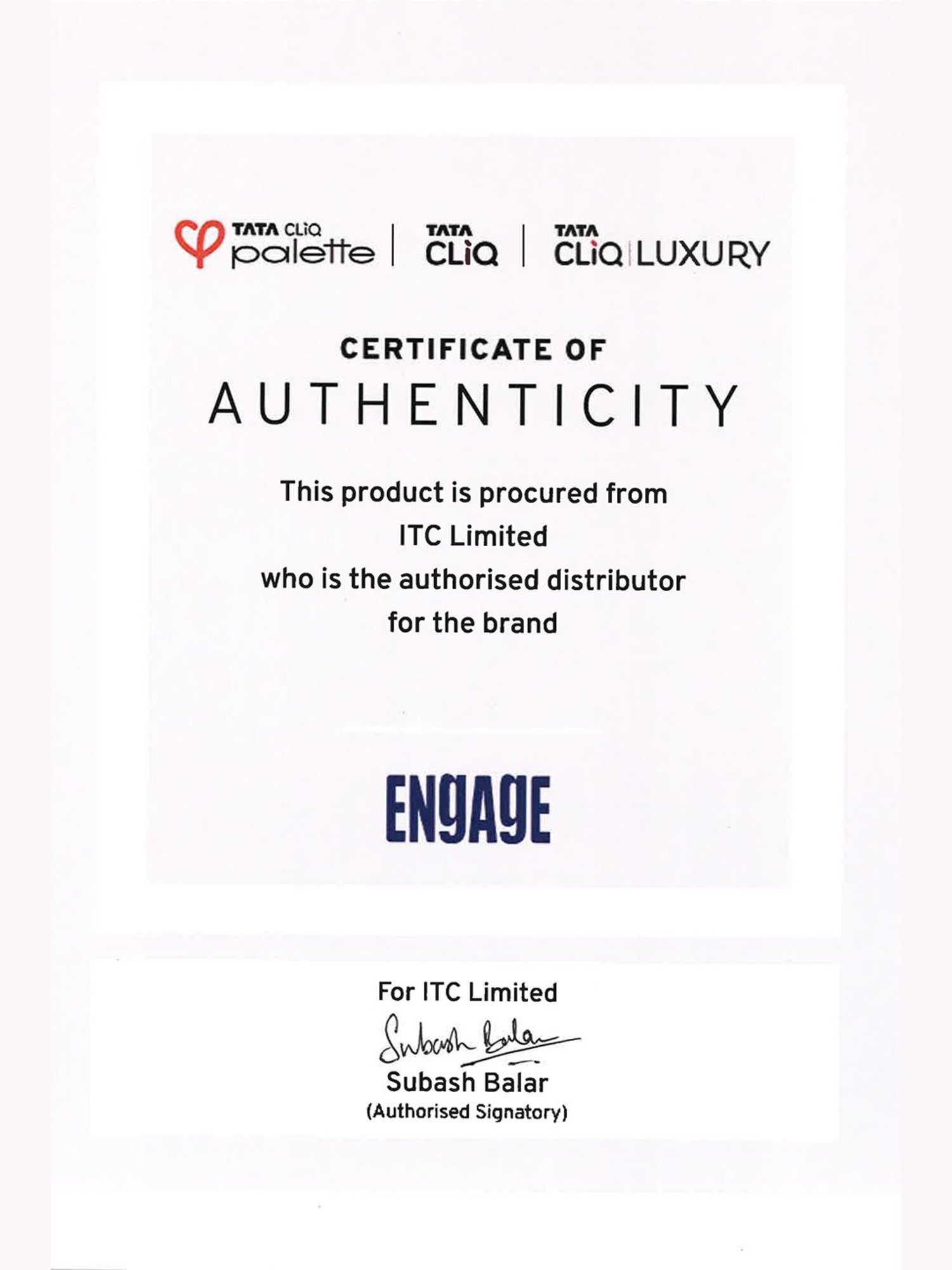 Engage L'amante Aqua Eau De Parfum for Men - 100 ml