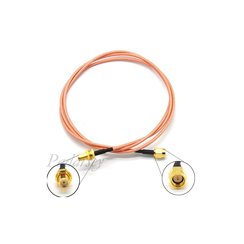 100cm FPV Antenna Extension Cable SMA Female to SMA Male Antennae Adapter