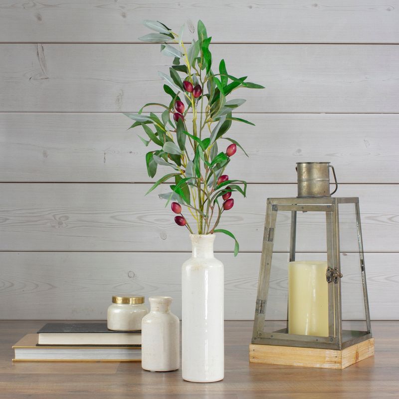 32" x 24" Artificial Palm Plant in Basket Stand - LCG Florals