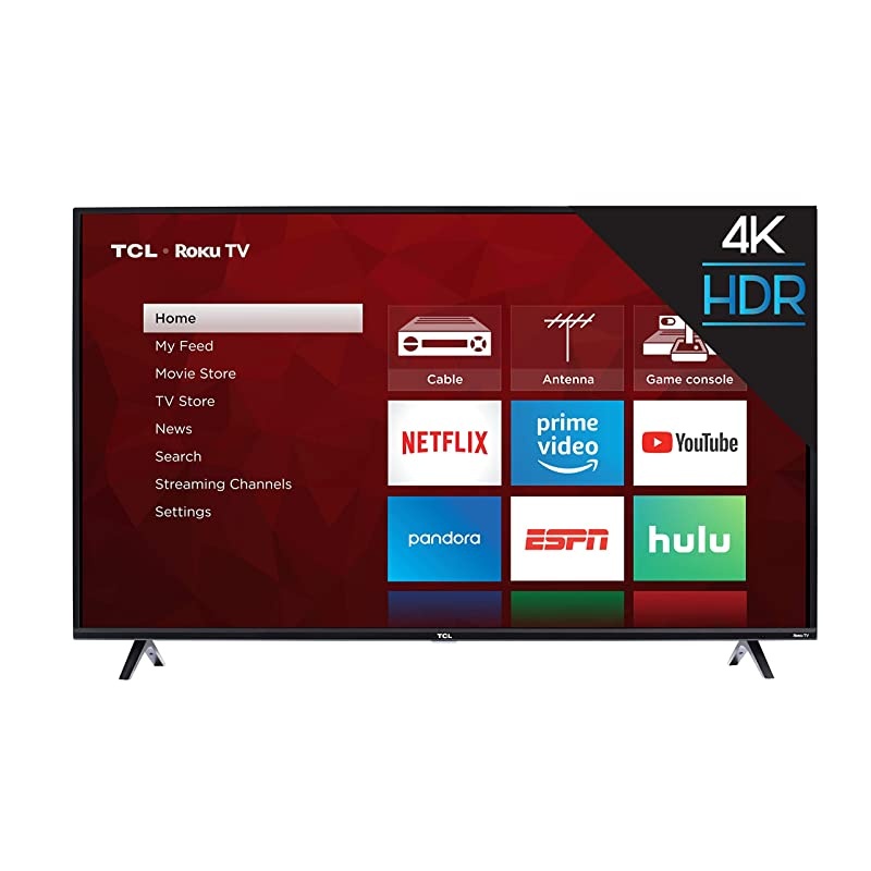 50S425 50 Inch 4K Smart LED Roku TV (2019)