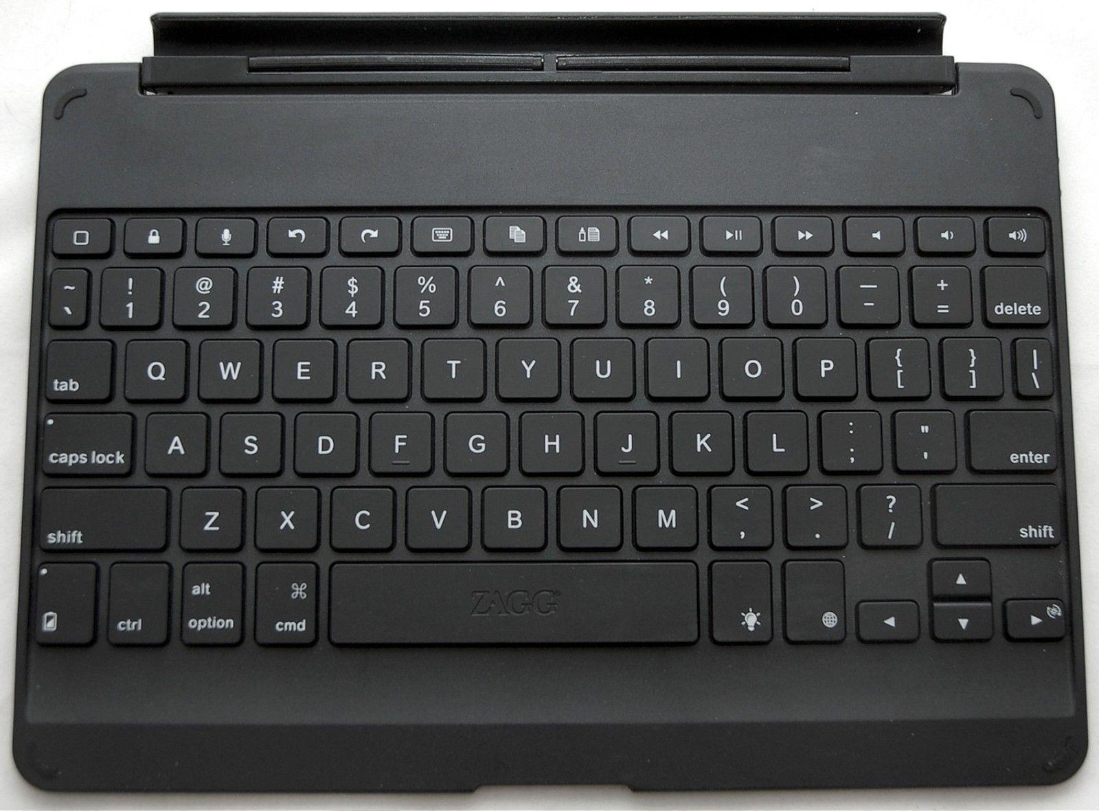 NEW Zagg Cover iPad Air Bluetooth Keyboard backlit keys laptop hinged case dock