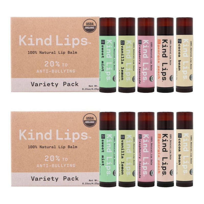Kind Lips Lip Balm Variety Pack - 10ct