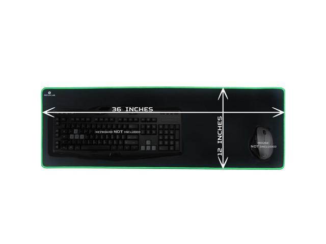 Large Extended Gaming Mouse Pad Mat XXL, Stitched Edges, Waterproof, Ultra Thick 5mm, Wide & Long Mousepad 36&rdquo;x12&rdquo;x.20" fit your mouse, keyboard, and other desk item,Mouse pad mat