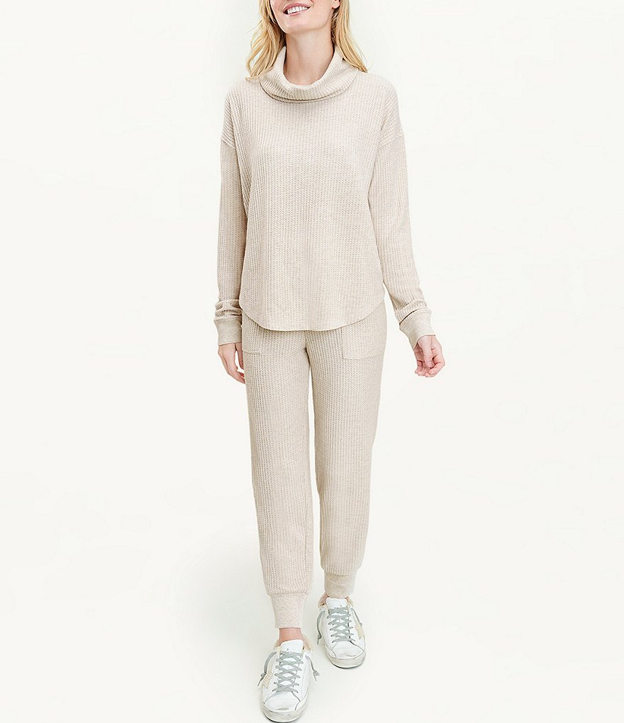 Splendid Knit Firestone Cowl Neck Coordinating Sweatshirt