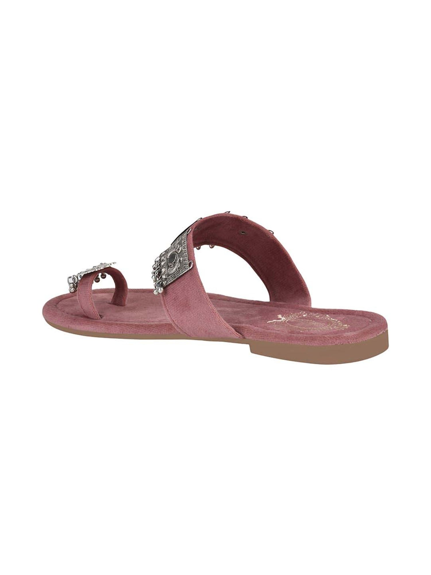 Shoetopia Kids Pink Toe Ring Sandals