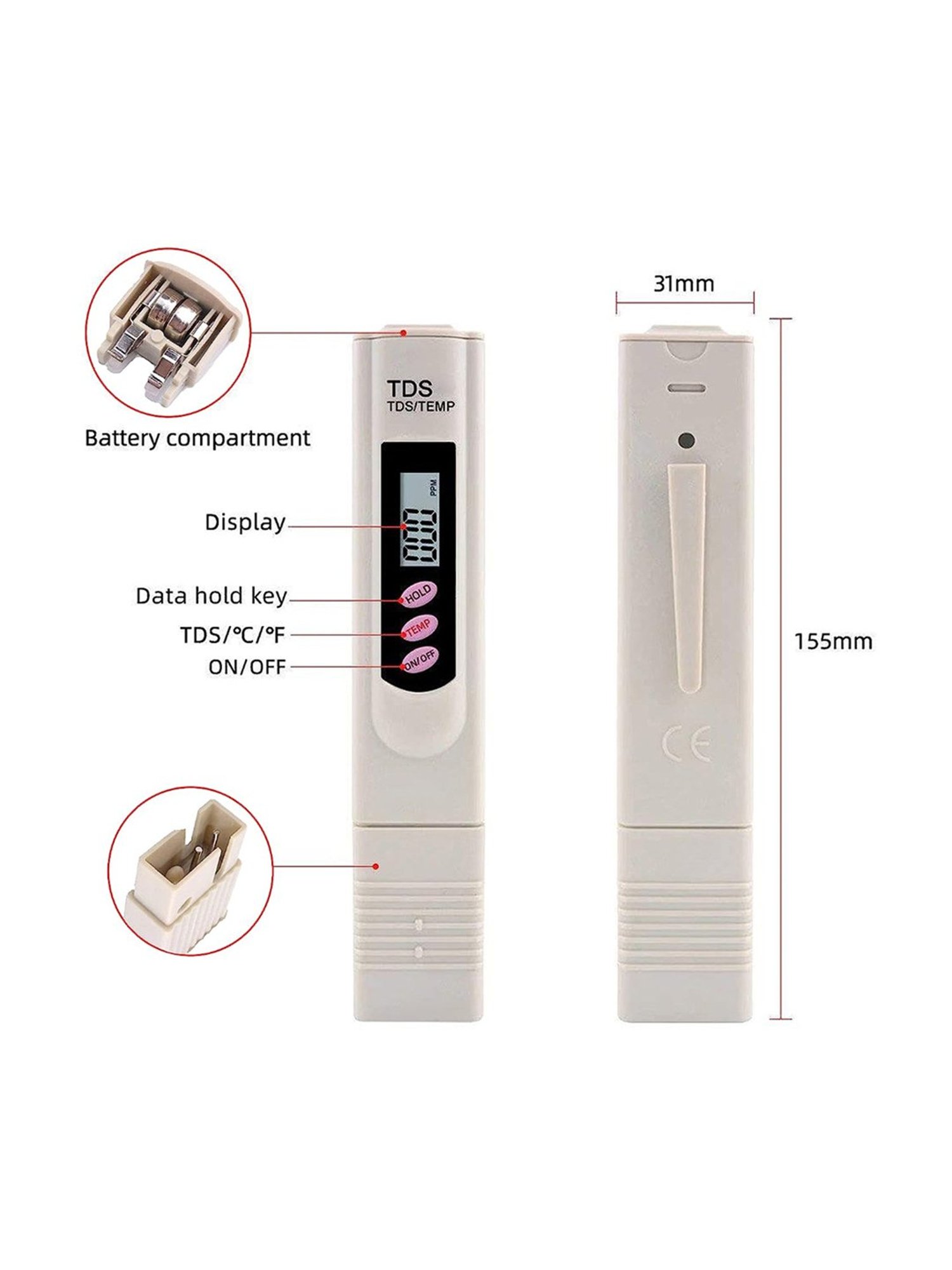 Magnum Flat Fold Duckbill NIOSH Certified N95 Mask (Pack of 1, White)