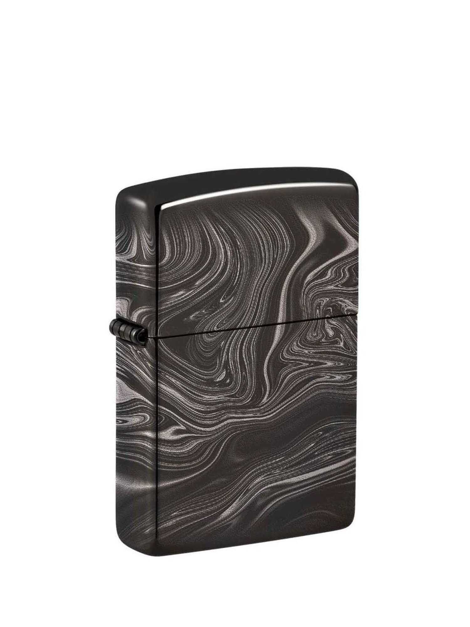 Zippo Black Brass Marble Design Windproof Pocket Lighter