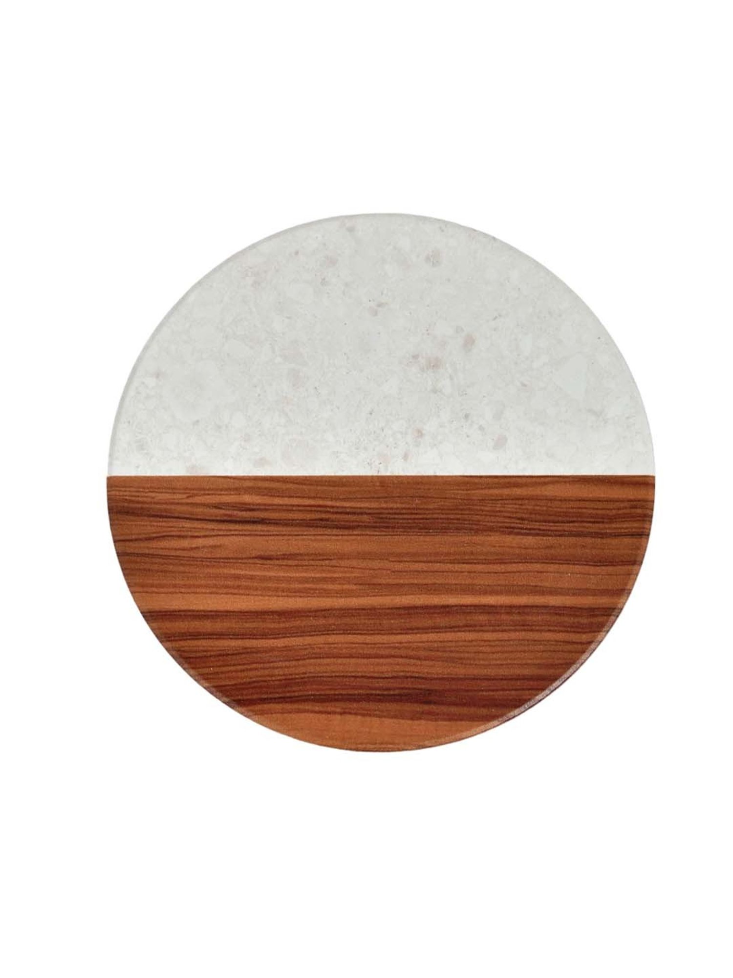 TAYHAA Multicolor Ceramic Stylish Round Coasters - Set of 4