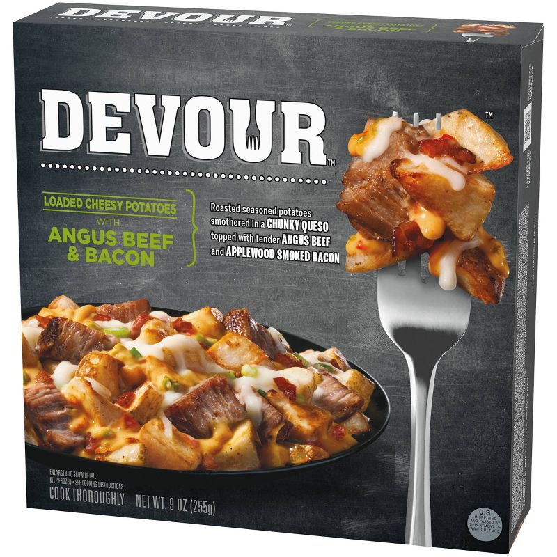 Devour Frozen Loaded Cheesy Potatoes with Angus Beef and Bacon - 9oz