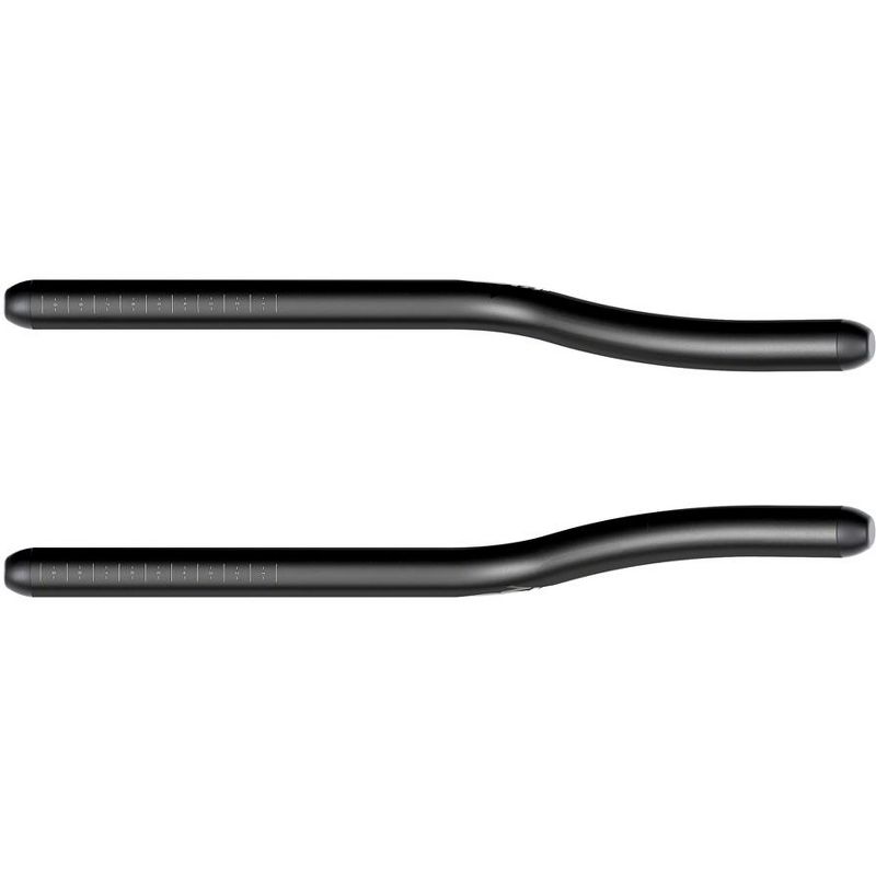 Zipp Speed Weaponry Vuka Alumina Evo 70 Extensions - 22.2mm, 360mm, Bead Blast Black