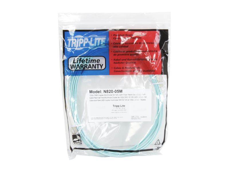 Fiber Optic Cable LC-LC 9/125 Duplex Single-Mode Fiber Cable Yellow 5 meters