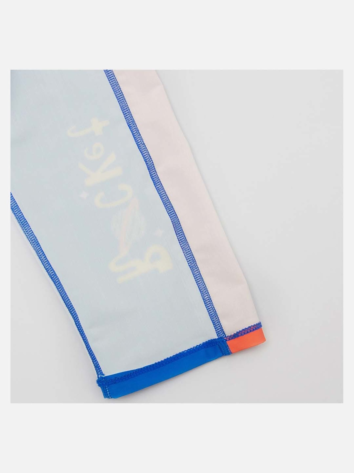 Little Surprise Box Kids Blue & Red Printed Full Sleeves Swimming Shirt Set