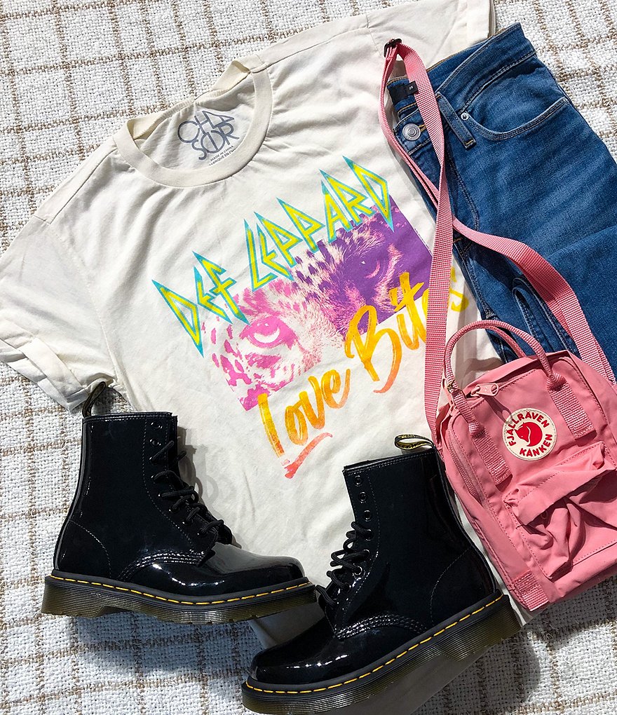 Dr. Martens Women's 1460 Patent Leather Combat Boots