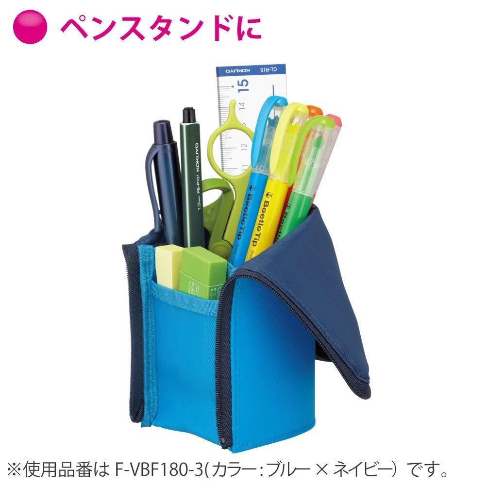 KOKUYO NEO CRITZ Pen Case (Regular, Navy Dot x Navy)