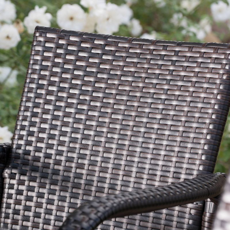 Ariesa 3pc Outdoor Bar Set - White & Gray - CosmoLiving