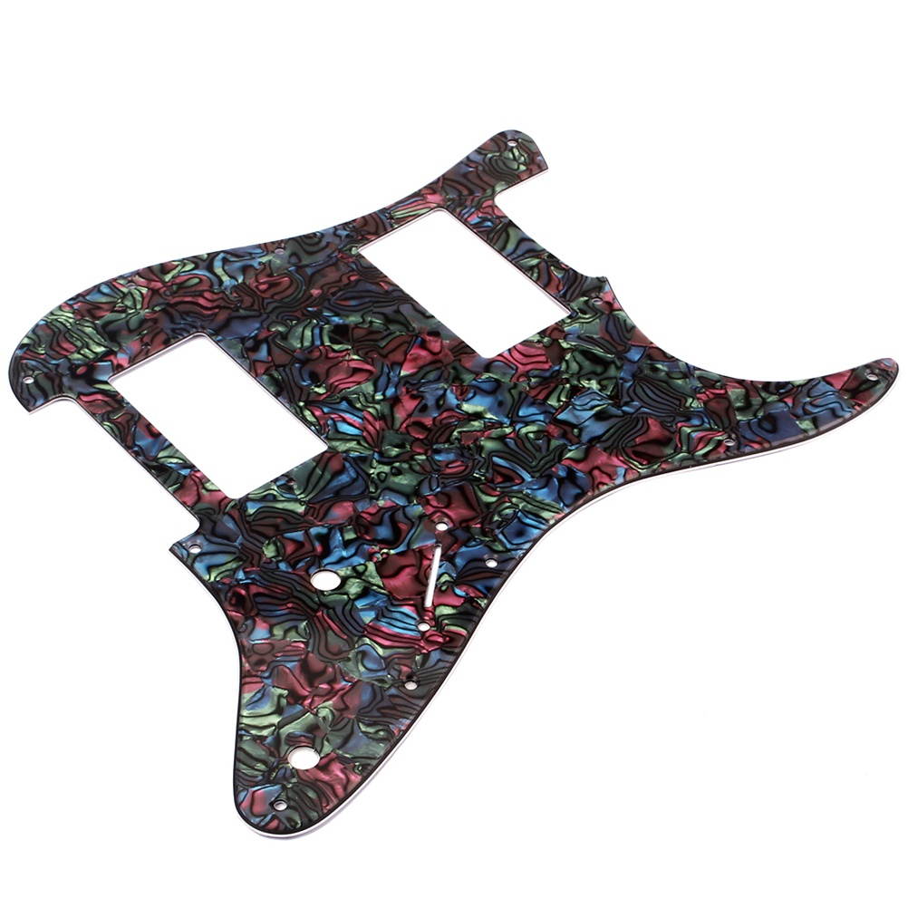 Electric Guitar Pickguard 2 Control Humbucker Holes Plastic Guitar Cover Protector