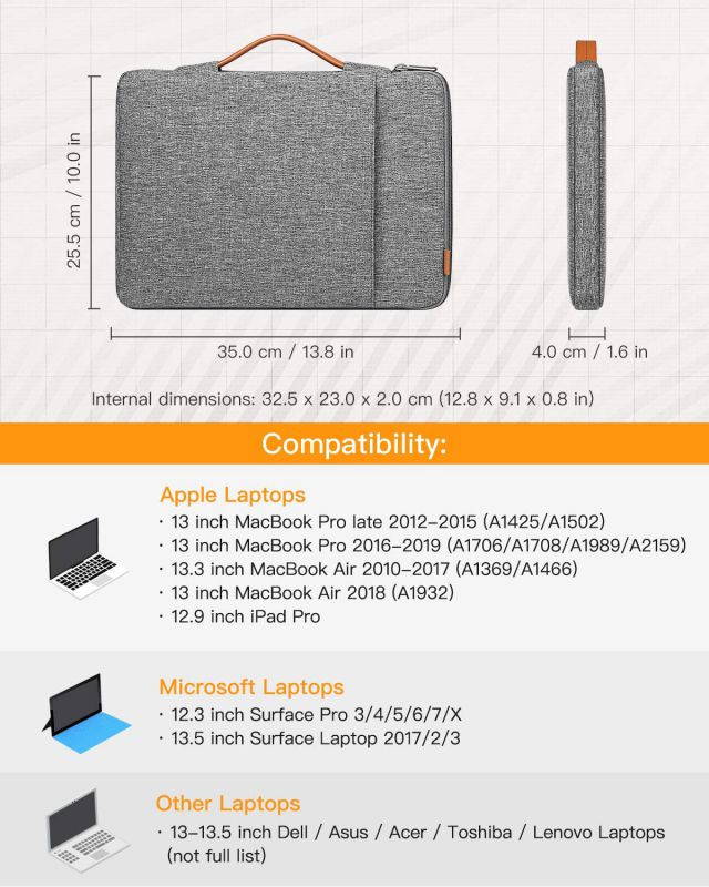 BELKIN Black 13"  Laptop/Chromebook sleeves Black - Model B2B064-C00