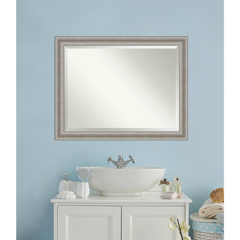 Rectangle Tripoli Vanity Bathroom Mirror Clear - Howard Elliott