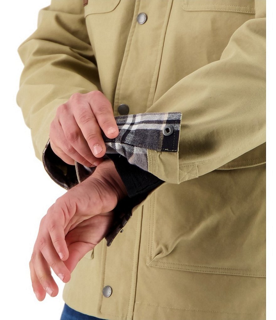 Obermeyer Oliver Waxed Cotton Flannel lined Jacket