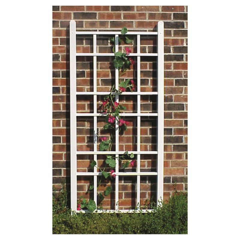 66" Cottage Vinyl Trellis - White - Dura-Trel