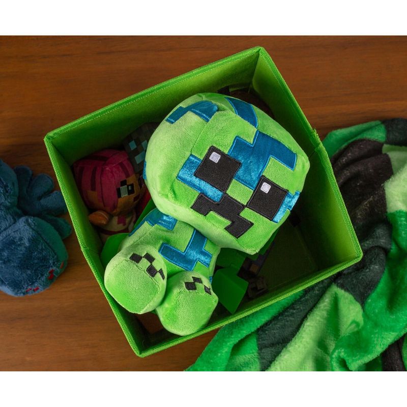 JINX Inc. Minecraft Adventure Series Crafter Charged Creeper Plush Toy | 9 Inches Tall