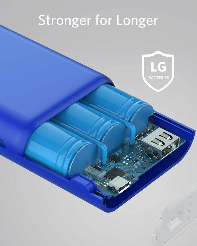 Anker PowerCore 10000 Portable Charger, One of the Smallest and Lightest 10000mAh External Battery, for iPhone, Samsung Galaxy and More