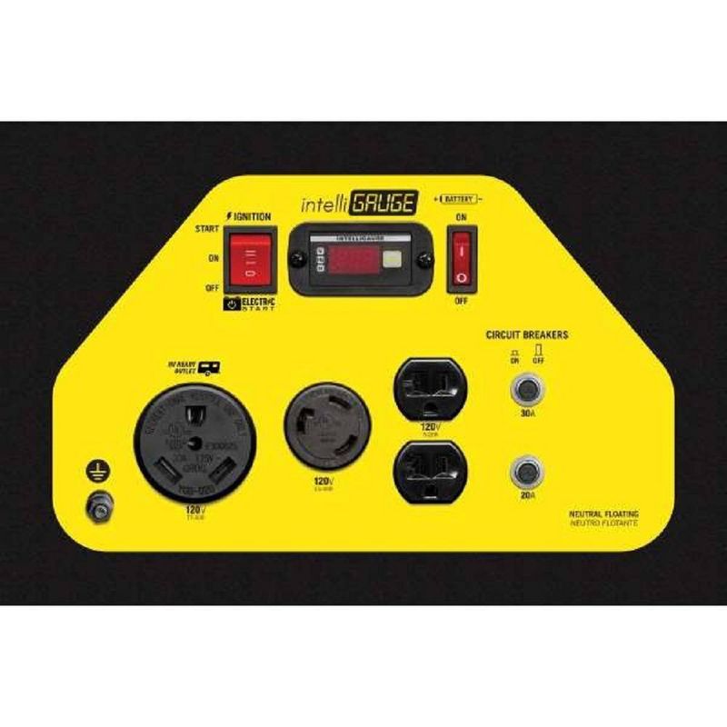 WEN PC1123 100ft 12-Gauge Heavy-Duty SJTW Outdoor 12/3 Extension Cord w/ 5-15R Light-Up Outlet