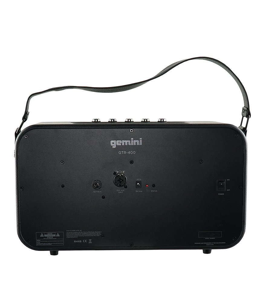 gemini Portable Retro Bluetooth Speaker & Guitar Amp