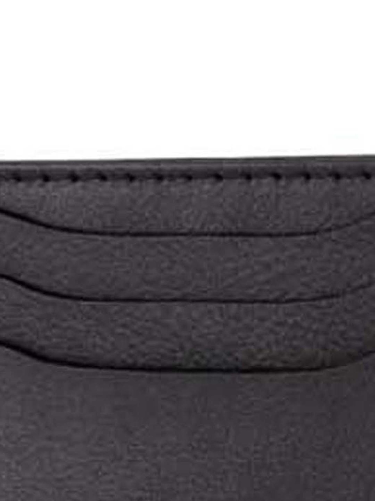 CARPISA Black Solid Card Holder