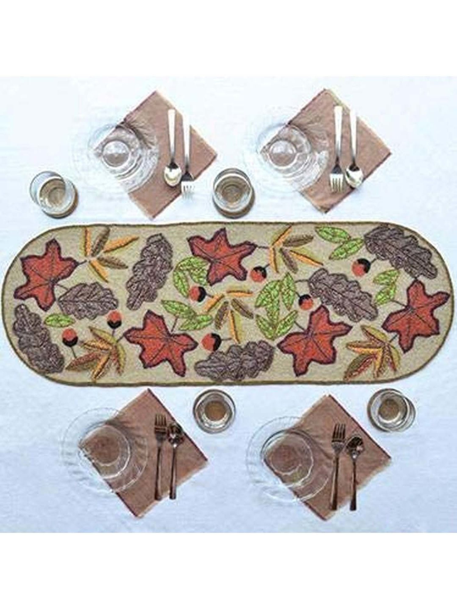 RISING STAR Multicolor Beaded Table Runner