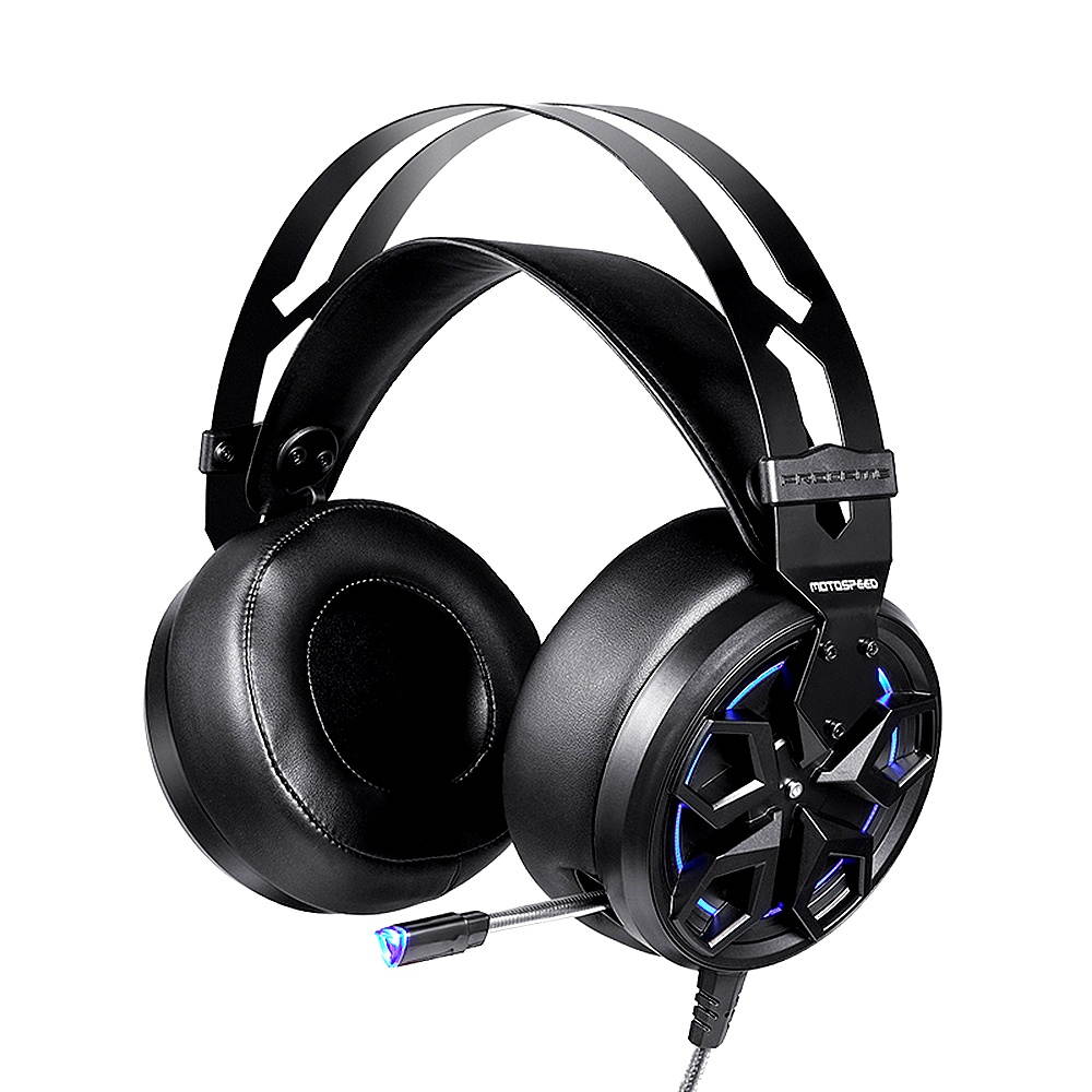 Motospeed H60 Wired Gaming Headset 7.1-channel 3D Virtual Sound Effect Headset with 50mm Driver Unit Noise Reduction Microphone