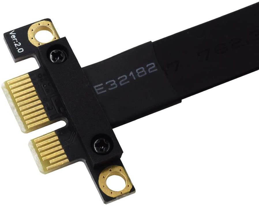 GODSHARK PCI-e PCI Express 36PIN 1X Extender Extension Cable with Gold-Plated Connector