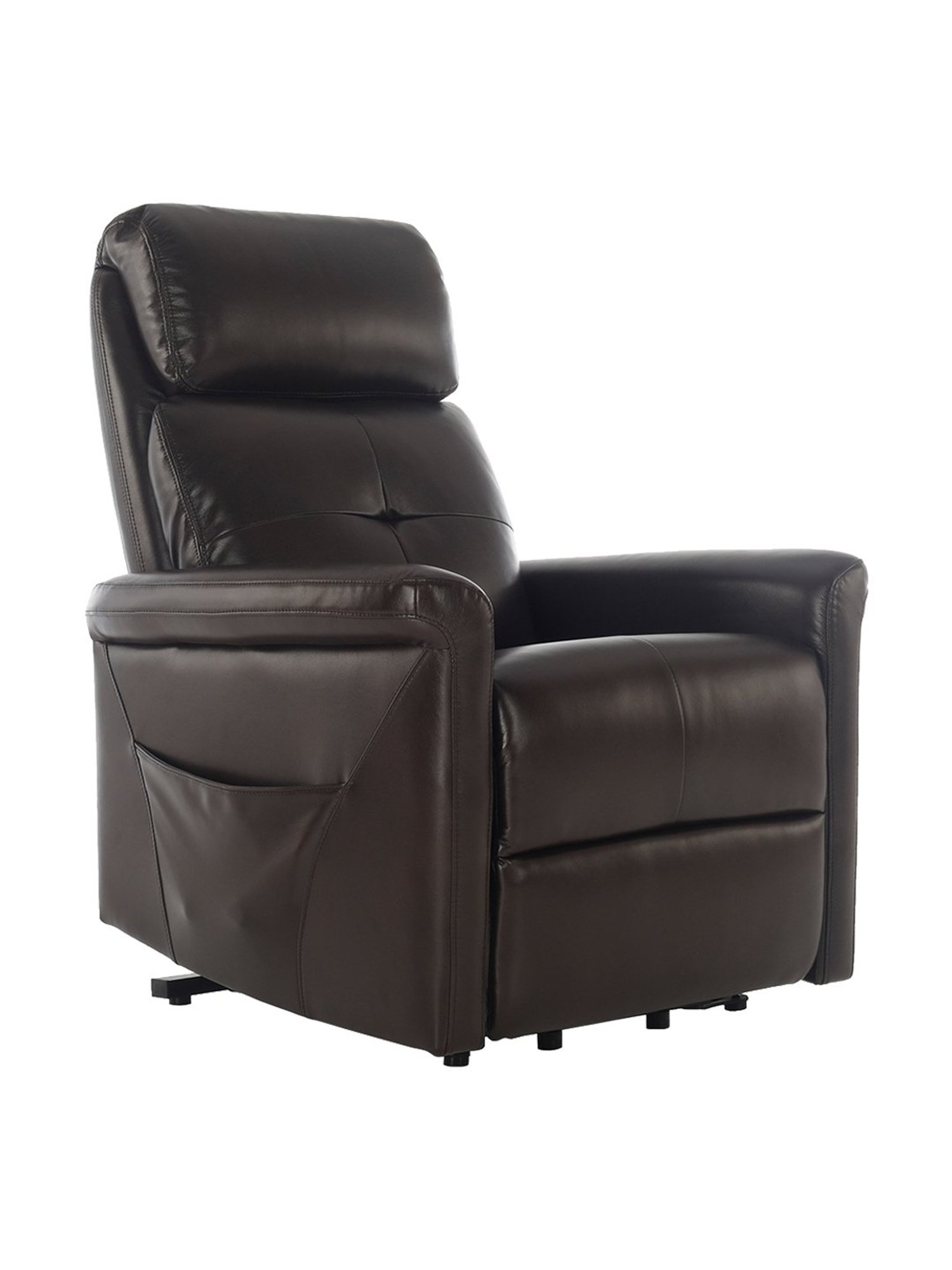 Durian Robbie Brown Leather Recliner