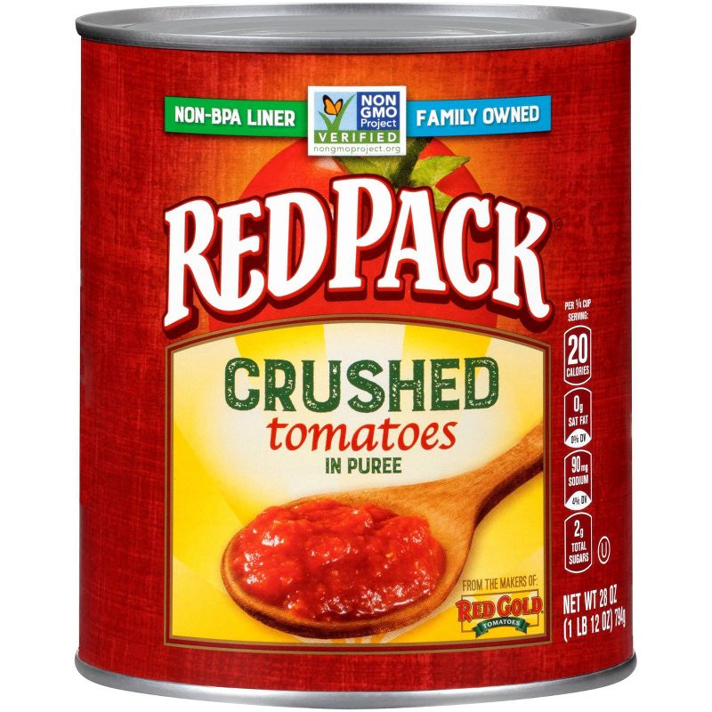 Red Pack Canned Crushed Tomatoes 28oz