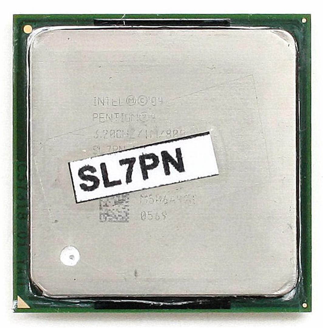 INTEL Sl7Pn  Pentium 4 3.2Ghz 1Mb L2 Cache 800Mhz Fsb 478Socket Processor Only