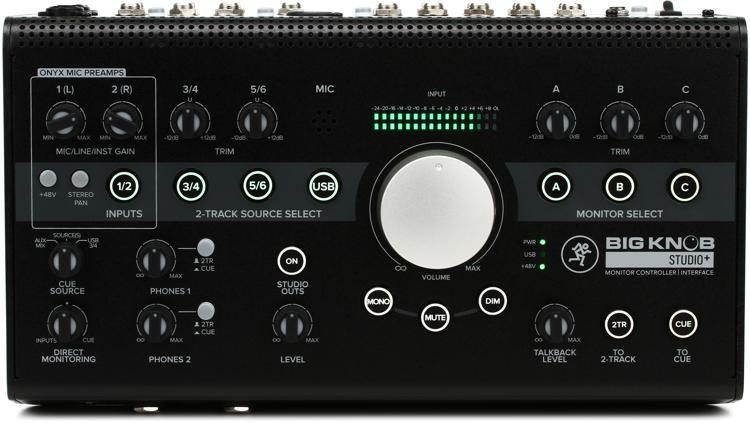 Mackie Big Knob Studio Monitor Plus Controller Interface