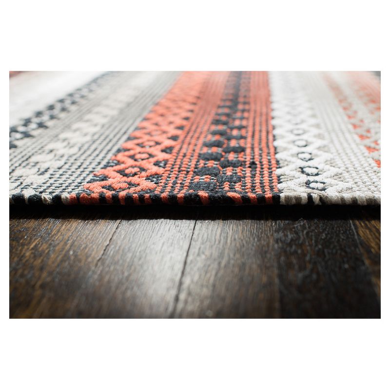 Stripe Woven Area Rug 8'X10' - Anji Mountain