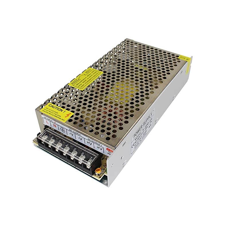 110V/220V AC to DC 24V 8A 200W Switch Power Supply Driver,Power Transformer for CCTV Camera/ Security System/ LED Strip Light/Radio/Computer Project( 24V 8A)