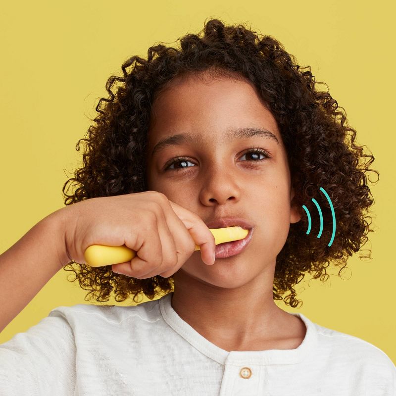 quip Plastic Smart Electric Toothbrush Starter Kit - 2-Minute Timer, Bluetooth, Free App + Travel Case - All-White